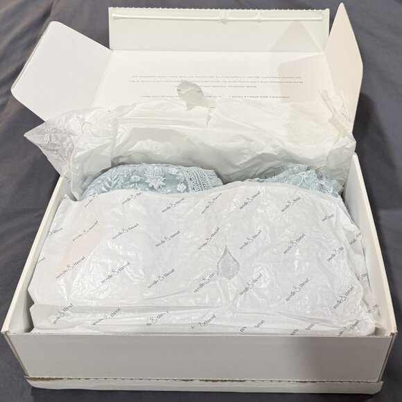 NWT Needle & Thread Spearmint Lace Tulle Dress Sz 10 Original Box Spring Summer - Picture 3 of 7
